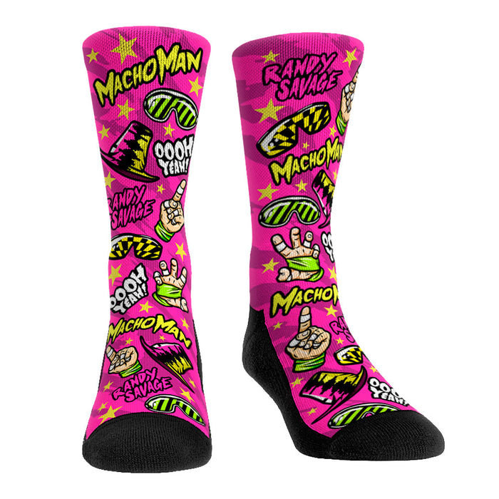 Macho Man - All-Over Icons by Rock 'Em Socks