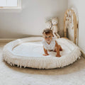 Macrame Organic Round Play Mat by Finn + Emma