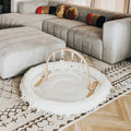 Macrame Organic Round Play Mat by Finn + Emma