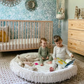Macrame Round Play Mat & Play Gym Bundle by Finn + Emma