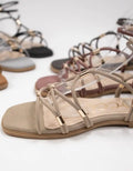 Macy Gladiator Sandal - Taupe by Boutique 23
