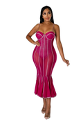 Sparkly Sweetheart Nylon Dress {bodysuit attached} by The House of Stylez