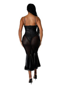 Sparkly Sweetheart Nylon Dress {bodysuit attached} by The House of Stylez