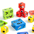Magic Face-Changing Wooden Cube Building Blocks Set by DailySale