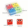 Magic Face-Changing Wooden Cube Building Blocks Set by DailySale