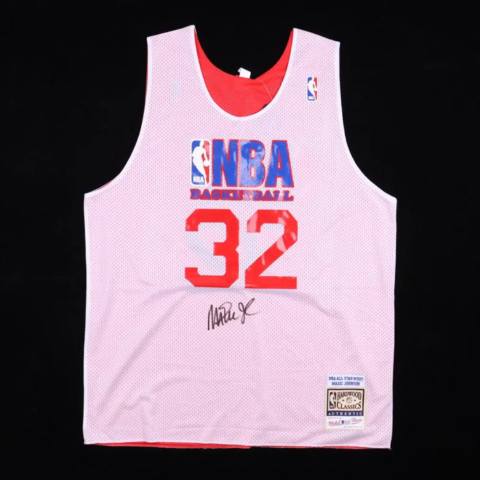 Magic Johnson Signed All-Star Game Jersey (Beckett) by Price Is Right Miami