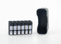 Magnetic AA 12 Pack Embedded with Cradle (Carbon Fiber) by Storacell