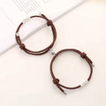 Magnetic Adjustable Simple Rope Couple Bracelet by DailySale