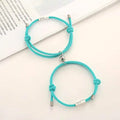 Magnetic Adjustable Simple Rope Couple Bracelet by DailySale
