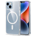 Magnetic Clear Phone Case Shockproof Transparent Phone Cover by DailySale