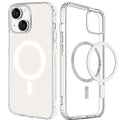 Magnetic Clear Phone Case Shockproof Transparent Phone Cover by DailySale
