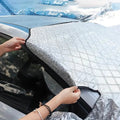 Magnetic Front Windscreen Sunshade Thickened Sunscreen Anti-UV Heat Insulation Snow Shield Cover by DailySale