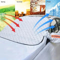 Magnetic Front Windscreen Sunshade Thickened Sunscreen Anti-UV Heat Insulation Snow Shield Cover by DailySale