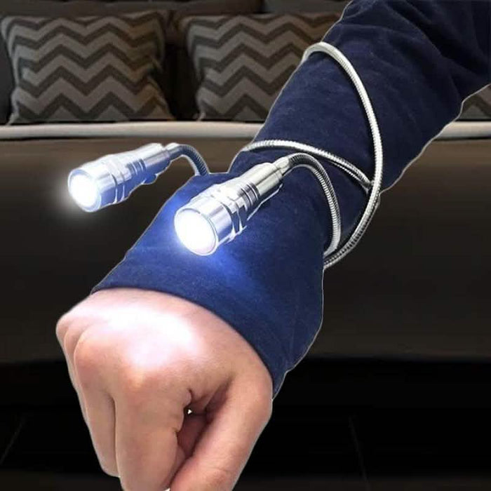 Magnetic LED Pocket Handheld Flashlight with Flexible Neck by DailySale