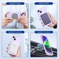 Magnetic MagSafe Case for iPhone 14 Plus with Glass Screen Protector, Silicone Case 6.7 inch by DailySale