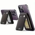 Magnetic PU Leather RFID Blocking Flip Kickstand Credit Slots Wallet Credit Cell Case Card Cover Slot Card Holder for Back of IPhone by DailySale