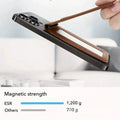 Magnetic PU Leather RFID Blocking Flip Kickstand Credit Slots Wallet Credit Cell Case Card Cover Slot Card Holder for Back of IPhone by DailySale