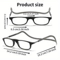Magnetic Rectangular Reading Glasses by DailySale