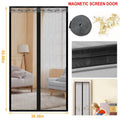 Magnetic Screen Door Hands-free Fly Mesh Door Curtain by DailySale