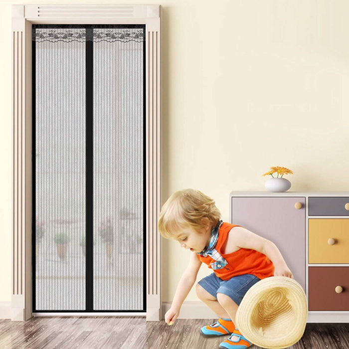 Magnetic Screen Door Hands-free Fly Mesh Door Curtain by DailySale
