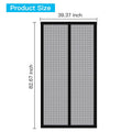 Magnetic Screen Door With Durable Fiberglass Mosquito Mesh Curtain by DailySale