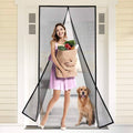 Magnetic Screen Door With Durable Fiberglass Mosquito Mesh Curtain by DailySale