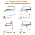 Magnetic Stove Top Shelf Silicone Non-Slip Organizer by DailySale