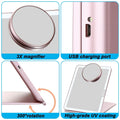 Magnifier USB Charging LED Makeup Mirrors by DailySale