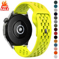 18mm, 20mm, 22mm, Strap for Samsung Galaxy Watch 7 FE 6 5 4 5Pro 6/4Classic Silicone Band for Huawei GT5 Pro 46mm GT4/3Pro Bracelet by Arleathercraft