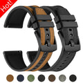 22mm, Strap for Samsung Galaxy Watch 7 FE 6 5 4 5Pro 6/4Classic Silicone Band for Huawei GT5 Pro 46mm GT4/3Pro Bracelet (Kopya) (Kopya) by Arleathercraft