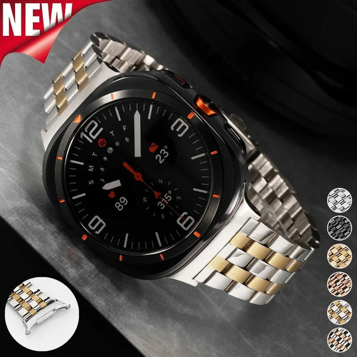 Steel Samsung Galaxy Ultra Watch Band 47MM by Arleathercraft