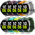 20mm, 22mm, Strap for Samsung Galaxy Watch 7 FE 6 5 4 5Pro 6/4Classic Silicone Band for Huawei GT5 Pro 46mm GT4/3Pro Bracelet (Kopya) by Arleathercraft