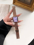 Stainless Steel Milanese Apple Watch Strap Series 11/10/9/8/7/6/5/4/ SE / Ultra 1/2/3 by Arleathercraft