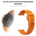 18mm, 20mm, 22mm, Strap for Samsung Galaxy Watch 7 FE 6 5 4 5Pro 6/4Classic Silicone Band for Huawei GT5 Pro 46mm GT4/3Pro Bracelet by Arleathercraft