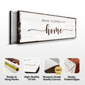 Make Yourself At Home Sign III by Tailored Canvases