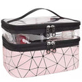 Makeup Bags Double layer Travel Cosmetic Cases by DailySale