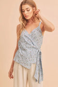 Malorie Top - Sky Floral by Boutique 23