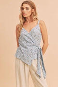 Malorie Top - Sky Floral by Boutique 23