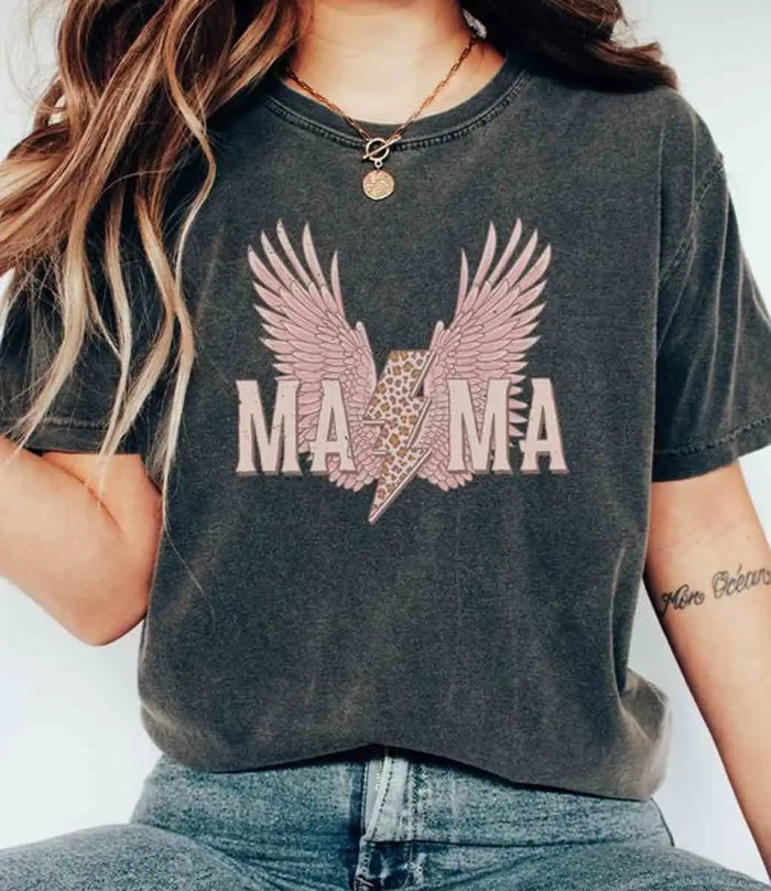 Mama Leopard Lightening Bolt - Pepper by Boutique 23