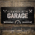 Man Cave Garage Sign by Tailored Canvases