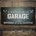 Man Cave Garage Sign by Tailored Canvases