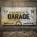 Man Cave Garage Sign by Tailored Canvases