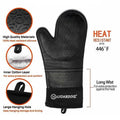 Mandarinne Silicone Oven Mitts and Apron Set by DailySale