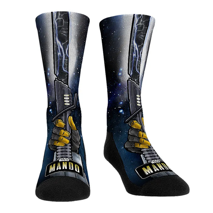 Mando - Lightsaber Rise by Rock 'Em Socks