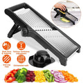 Mandoline Stainless Steel Food Slicer with 5 Adjustable Blades by DailySale