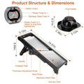 Mandoline Stainless Steel Food Slicer with 5 Adjustable Blades by DailySale