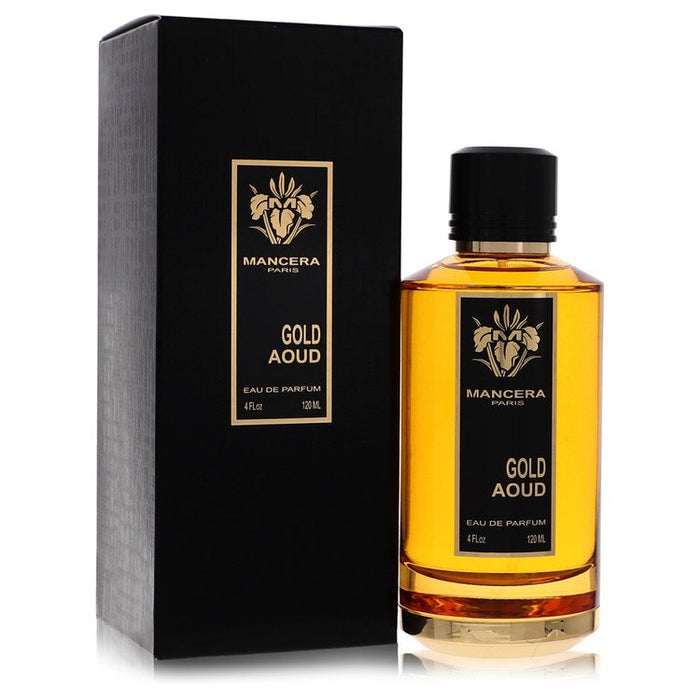 Mancera Gold Aoud by Mancera Eau De Parfum Spray (Unisex) 4 oz for Women by Avera Group