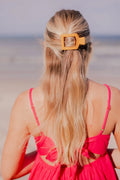Mango for it! Small Flat Square Hair Clip by TELETIES