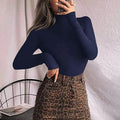 MANGOPOP Women's Mock Turtle Neck Long Sleeve Tops Bodysuit Jumpsuit by DailySale