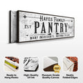 Many Ingredients, Nothing To Eat Pantry Sign by Tailored Canvases